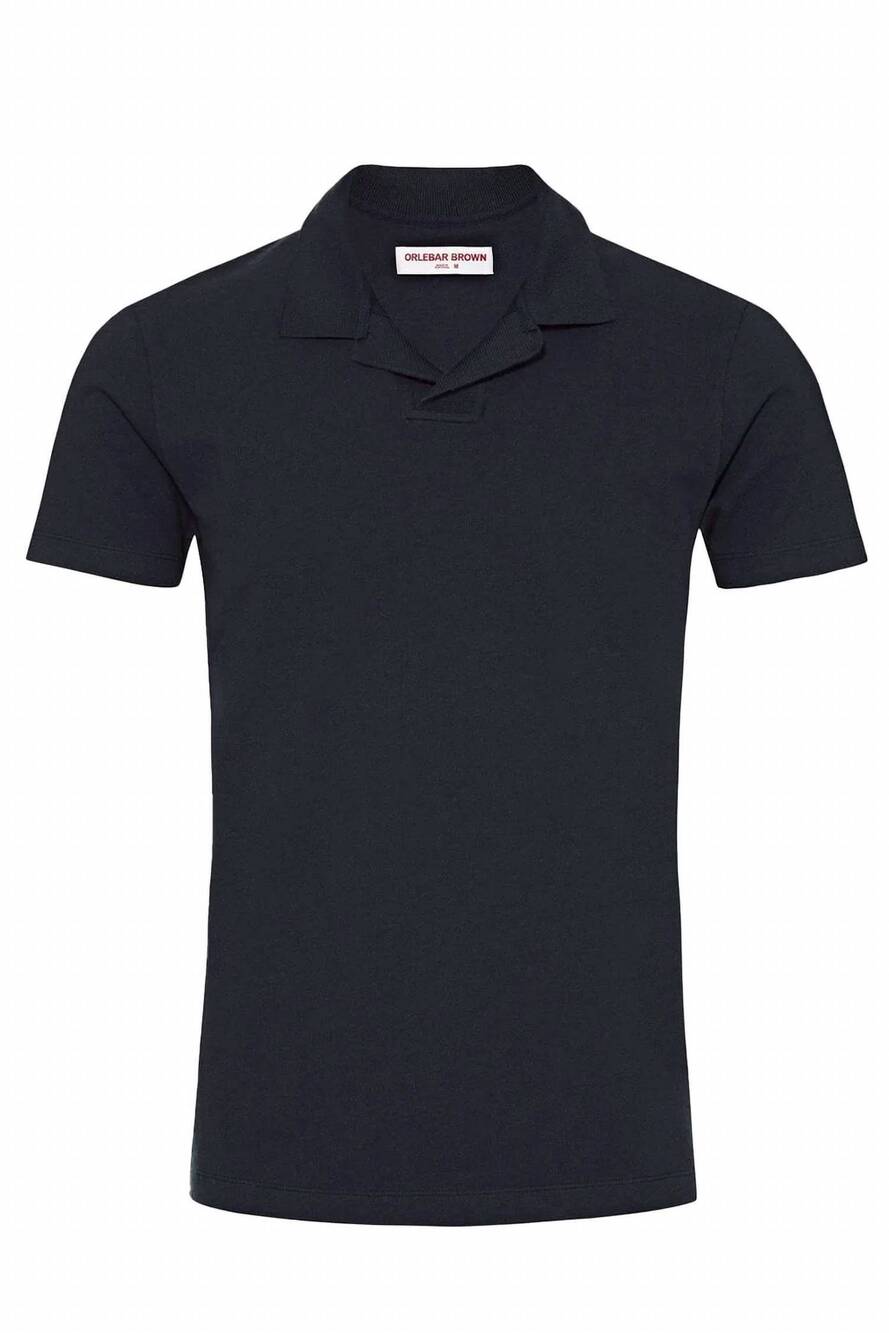NEW ORLEBAR BROWN men's felix polo in night iris